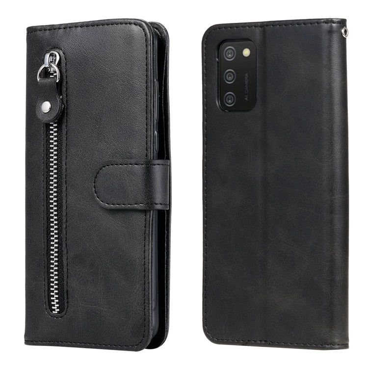 Fashion Calf Texture Zipper Horizontal Flip Leather Case with Stand & Card Slots & Wallet Function, For vivo V21 5G / 4G, For vivo V21e 4G / Y73 2021, For Samsung Galaxy A03s