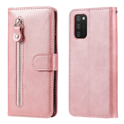 Fashion Calf Texture Zipper Horizontal Flip Leather Case with Stand & Card Slots & Wallet Function, For vivo V21 5G / 4G, For vivo V21e 4G / Y73 2021, For Samsung Galaxy A03s