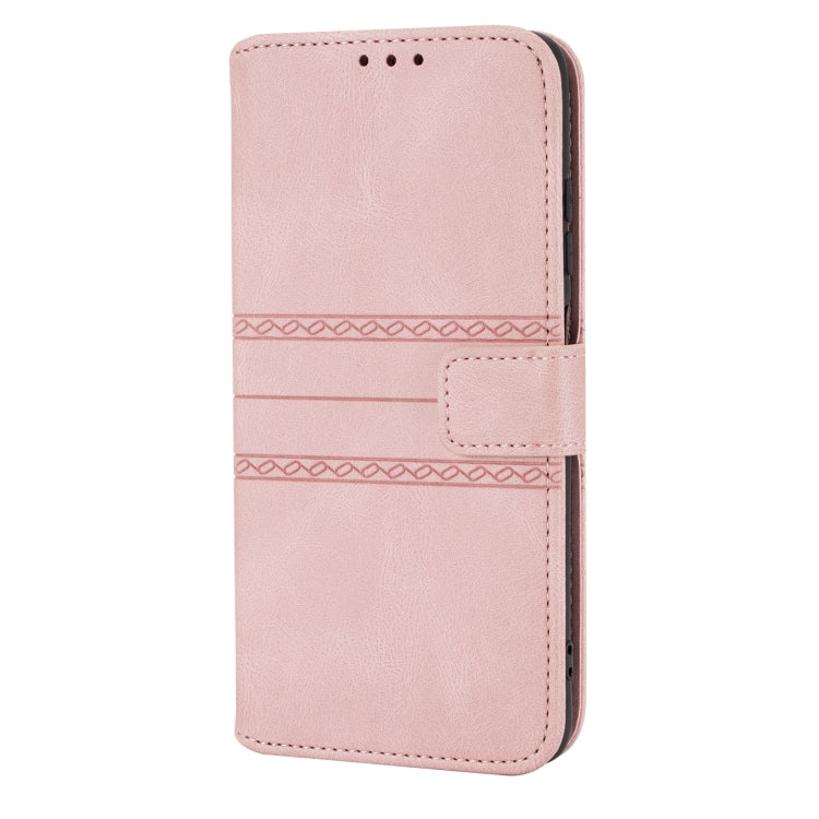 Embossed Striped Magnetic Buckle PU + TPU Horizontal Flip Leather Case with Holder & Card Slot & Wallet & Photo Frame & Sling, For Xiaomi Redmi Note 9 5G, For Xiaomi Redmi Note 9 Pro Max, For Xiaomi Redmi Note 10, For Xiaomi Redmi Note 10 5G