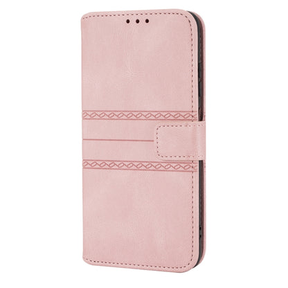 Embossed Striped Magnetic Buckle PU + TPU Horizontal Flip Leather Case with Holder & Card Slot & Wallet & Photo Frame & Sling, For Xiaomi Redmi Note 9 5G, For Xiaomi Redmi Note 9 Pro Max, For Xiaomi Redmi Note 10, For Xiaomi Redmi Note 10 5G