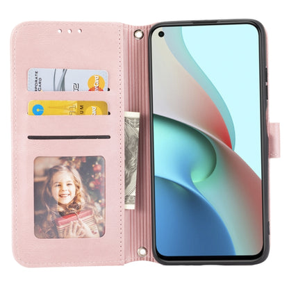 Embossed Striped Magnetic Buckle PU + TPU Horizontal Flip Leather Case with Holder & Card Slot & Wallet & Photo Frame & Sling, For Xiaomi Redmi Note 9 5G, For Xiaomi Redmi Note 9 Pro Max, For Xiaomi Redmi Note 10, For Xiaomi Redmi Note 10 5G