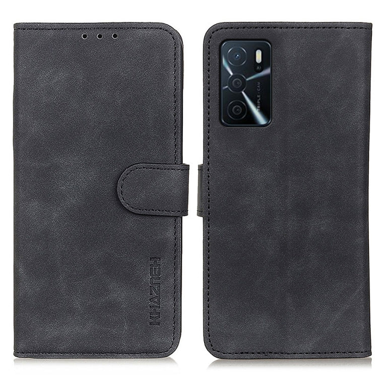 KHAZNEH Retro Texture PU + TPU Horizontal Flip Leather Case with Holder & Card Slots & Wallet, For Motorola Edge 20, For OPPO A16