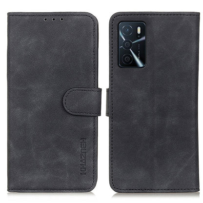 KHAZNEH Retro Texture PU + TPU Horizontal Flip Leather Case with Holder & Card Slots & Wallet, For Motorola Edge 20, For OPPO A16