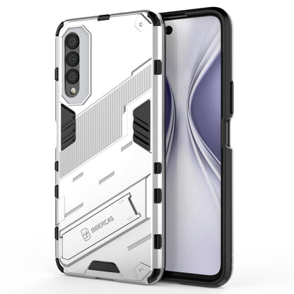 Punk Armor 2 in 1 PC + TPU Shockproof Case with Invisible Holder, For OnePlus Nord 2 5G, For Honor X20 SE