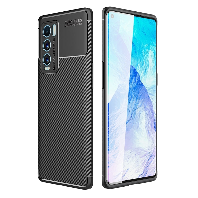 Carbon Fiber Texture Shockproof TPU Case, For OnePlus Nord 2 5G, For Honor Magic3, For OPPO Realme GT Explorer Master