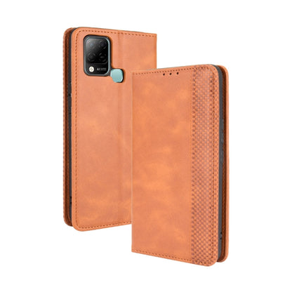 Magnetic Buckle Retro Crazy Horse Texture Horizontal Flip Leather Case with Holder & Card Slots & Photo Frame, For ZTE Blade A51, For ZTE Blade A71, For T-Mobile REVVL V+ 5G, For Infinix Hot 10s / 10s NFC / 10T, For Infinix Note 10 Pro / 10 Pro NFC    ...