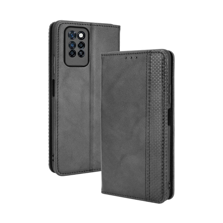 Magnetic Buckle Retro Crazy Horse Texture Horizontal Flip Leather Case with Holder & Card Slots & Photo Frame, For ZTE Blade A51, For ZTE Blade A71, For T-Mobile REVVL V+ 5G, For Infinix Hot 10s / 10s NFC / 10T, For Infinix Note 10 Pro / 10 Pro NFC    ...