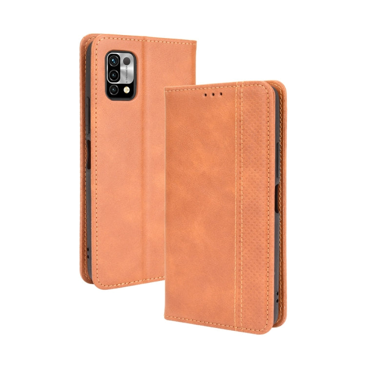 Magnetic Buckle Retro Crazy Horse Texture Horizontal Flip Leather Case with Holder & Card Slots & Photo Frame, For Blackview A100, For Oukitel C21 Pro, For Oukitel C21, For Umidigi Power 5