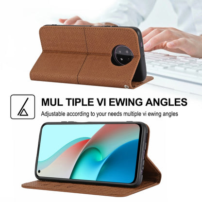Woven Texture Stitching Magnetic Horizontal Flip PU Leather Case with Holder & Card Slots & Wallet & Lanyard, For Xiaomi Redmi Note 9 5G, For Xiaomi Redmi Note 9 Pro Max, For Xiaomi Redmi Note 10, For Xiaomi Redmi Note 10 5G