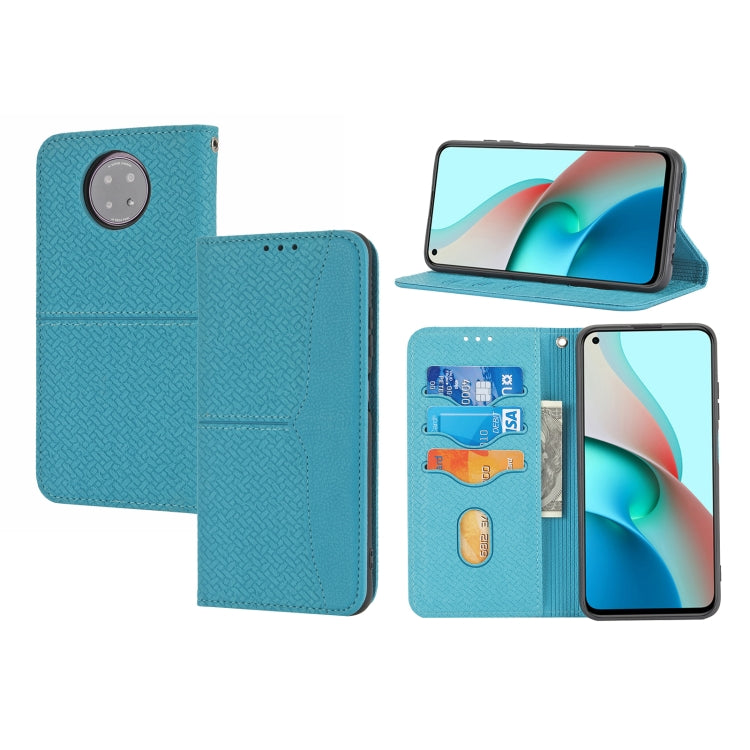Woven Texture Stitching Magnetic Horizontal Flip PU Leather Case with Holder & Card Slots & Wallet & Lanyard, For Xiaomi Redmi Note 9 5G, For Xiaomi Redmi Note 9 Pro Max, For Xiaomi Redmi Note 10, For Xiaomi Redmi Note 10 5G