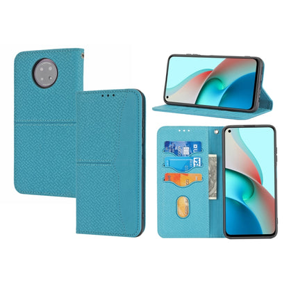 Woven Texture Stitching Magnetic Horizontal Flip PU Leather Case with Holder & Card Slots & Wallet & Lanyard, For Xiaomi Redmi Note 9 5G, For Xiaomi Redmi Note 9 Pro Max, For Xiaomi Redmi Note 10, For Xiaomi Redmi Note 10 5G