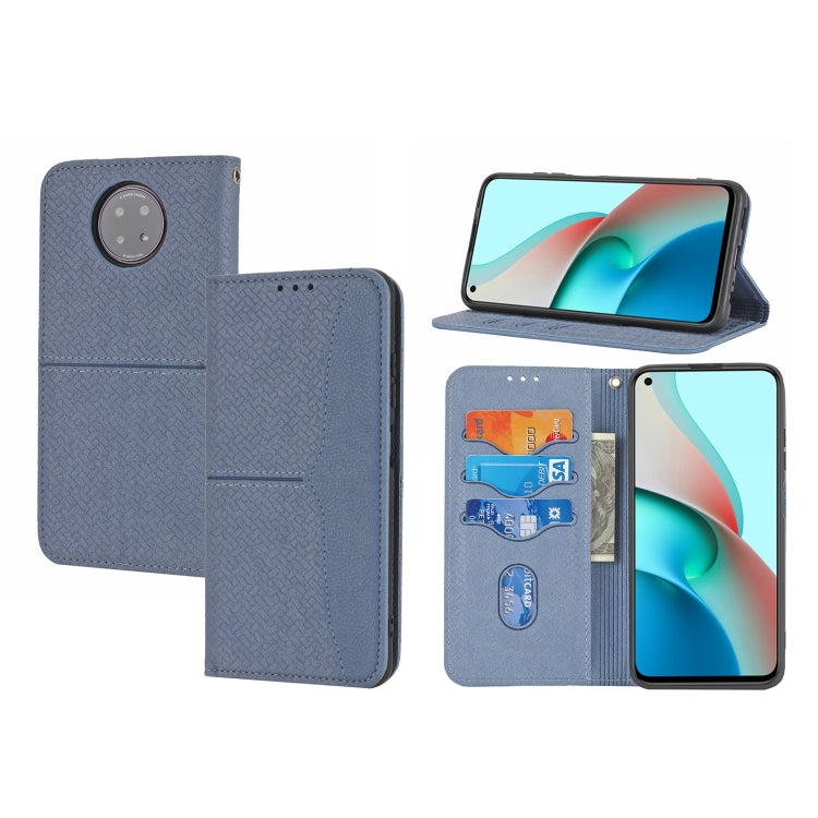 Woven Texture Stitching Magnetic Horizontal Flip PU Leather Case with Holder & Card Slots & Wallet & Lanyard, For Xiaomi Redmi Note 9 5G, For Xiaomi Redmi Note 9 Pro Max, For Xiaomi Redmi Note 10, For Xiaomi Redmi Note 10 5G