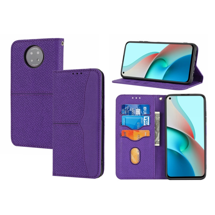 Woven Texture Stitching Magnetic Horizontal Flip PU Leather Case with Holder & Card Slots & Wallet & Lanyard, For Xiaomi Redmi Note 9 5G, For Xiaomi Redmi Note 9 Pro Max, For Xiaomi Redmi Note 10, For Xiaomi Redmi Note 10 5G