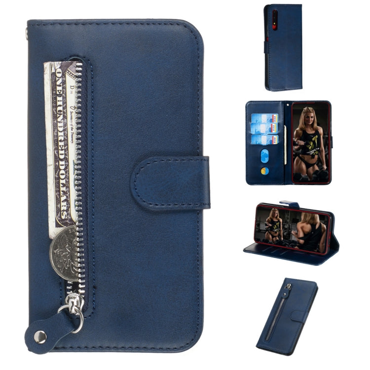 Fashion Calf Texture Zipper Horizontal Flip PU Leather Case, with Holder & Card Slots & Wallet, For Huawei nova 5i Pro/Mate 30 Lite, For Huawei nova 5 / nova 5 Pro, For Huawei Honor 9X / Honor 9X Pro, For Xiaomi Mi CC9e / Mi A3                         ...