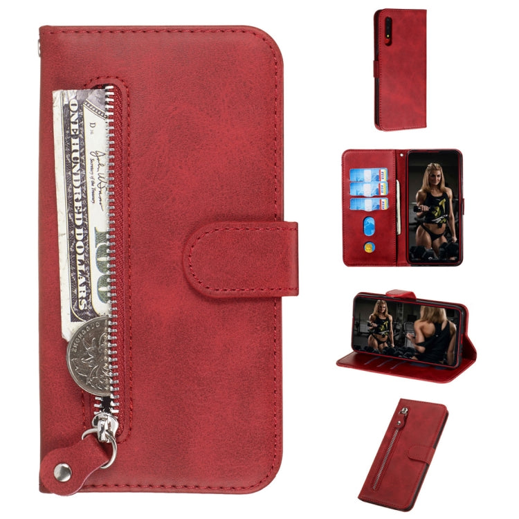 Fashion Calf Texture Zipper Horizontal Flip PU Leather Case, with Holder & Card Slots & Wallet, For Huawei nova 5i Pro/Mate 30 Lite, For Huawei nova 5 / nova 5 Pro, For Huawei Honor 9X / Honor 9X Pro, For Xiaomi Mi CC9e / Mi A3                         ...