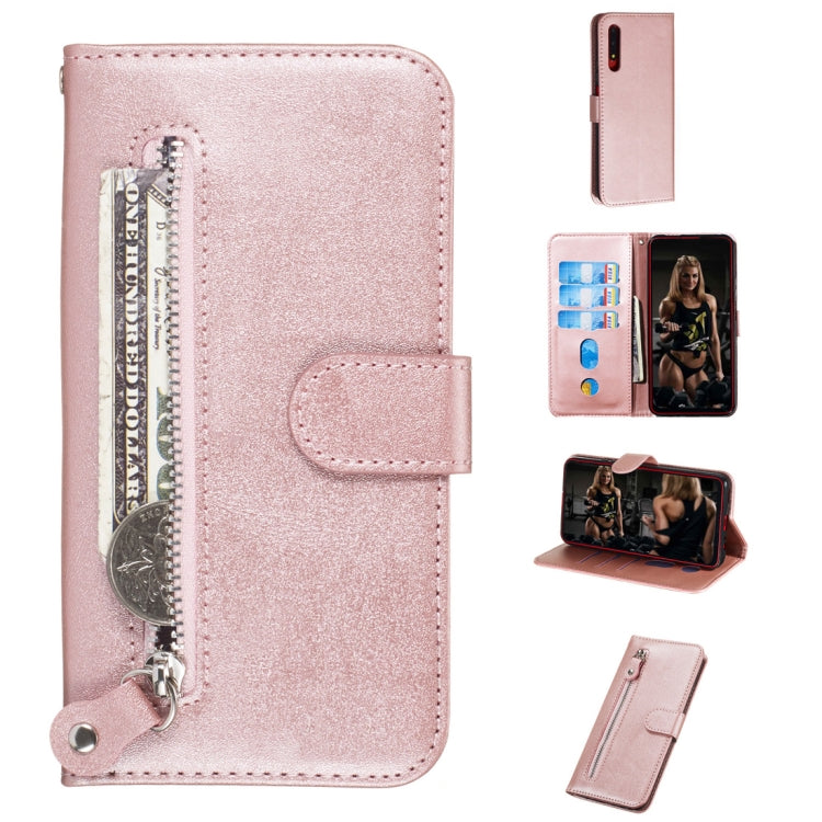 Fashion Calf Texture Zipper Horizontal Flip PU Leather Case, with Holder & Card Slots & Wallet, For Huawei nova 5i Pro/Mate 30 Lite, For Huawei nova 5 / nova 5 Pro, For Huawei Honor 9X / Honor 9X Pro, For Xiaomi Mi CC9e / Mi A3                         ...