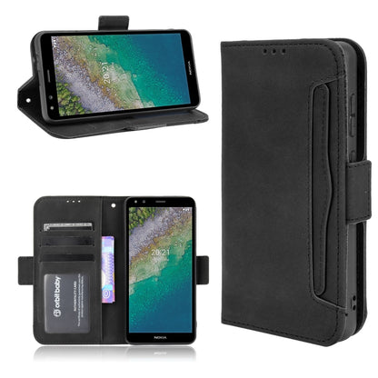 Skin Feel Calf Pattern Horizontal Flip Leather Case with Holder & Card Slots & Photo Frame, For Nokia C01 Plus, For Nokia C10/C20, For Nokia XR20, For Oukitel C21 Pro