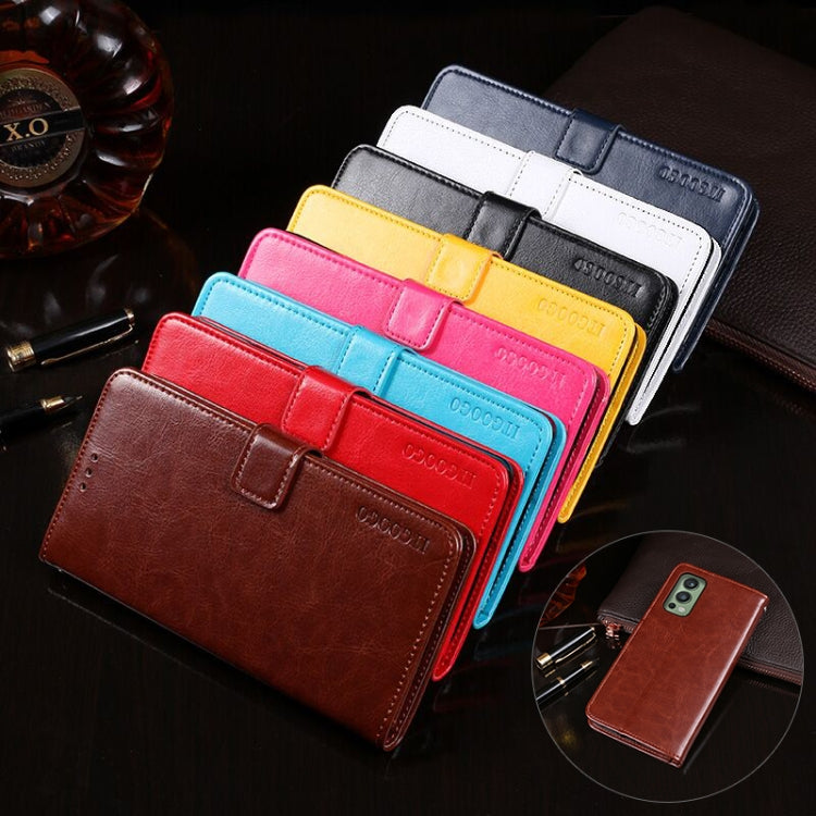 idewei Crazy Horse Texture Horizontal Flip Leather Case with Holder & Card Slots & Wallet, For OnePlus Nord 2 5G, For OPPO Realme GT Master, For OPPO Realme GT Explorer Master