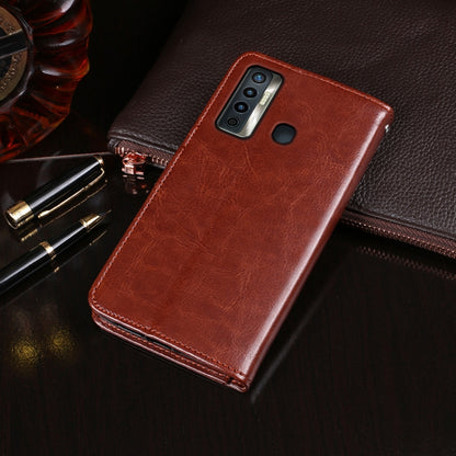 idewei Crazy Horse Texture Horizontal Flip Leather Case with Holder & Card Slots & Wallet, For Tecno Camon 17, For Huawei P50, For Tecno Camon 17P