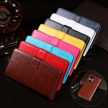 idewei Crazy Horse Texture Horizontal Flip Leather Case with Holder & Card Slots & Wallet, For Huawei P50 Pro, For Huawei Maimang 10 SE