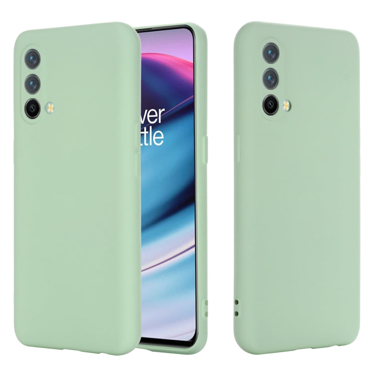 Pure Color Liquid Silicone Shockproof Full Coverage Case, For OnePlus 9R, For OnePlus Nord CE 5G