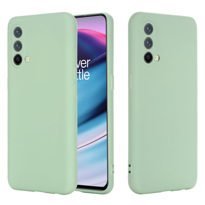 Pure Color Liquid Silicone Shockproof Full Coverage Case, For OnePlus 9R, For OnePlus Nord CE 5G