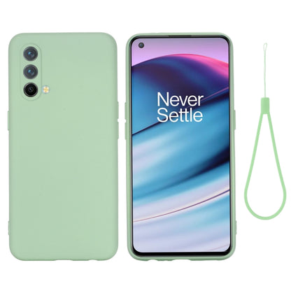 Pure Color Liquid Silicone Shockproof Full Coverage Case, For OnePlus 9R, For OnePlus Nord CE 5G
