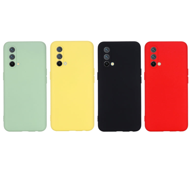 Pure Color Liquid Silicone Shockproof Full Coverage Case, For OnePlus 9R, For OnePlus Nord CE 5G