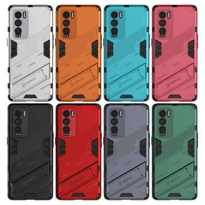 Punk Armor 2 in 1 PC + TPU Shockproof Case with Invisible Holder, For Realme GT Explorer Master, For OPPO Realme GT Explorer Master