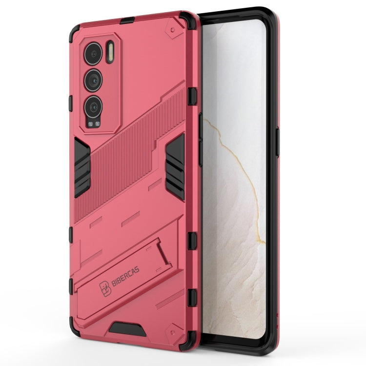 Punk Armor 2 in 1 PC + TPU Shockproof Case with Invisible Holder, For Realme GT Explorer Master, For OPPO Realme GT Explorer Master