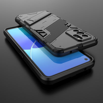 Punk Armor 2 in 1 PC + TPU Shockproof Case with Invisible Holder, For OPPO Reno6 Z, For Huawei nova 8i Foreign Version, For Honor X20