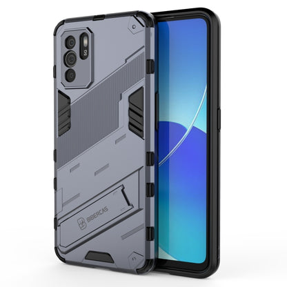 Punk Armor 2 in 1 PC + TPU Shockproof Case with Invisible Holder, For OPPO Reno6 Z, For Huawei nova 8i Foreign Version, For Honor X20