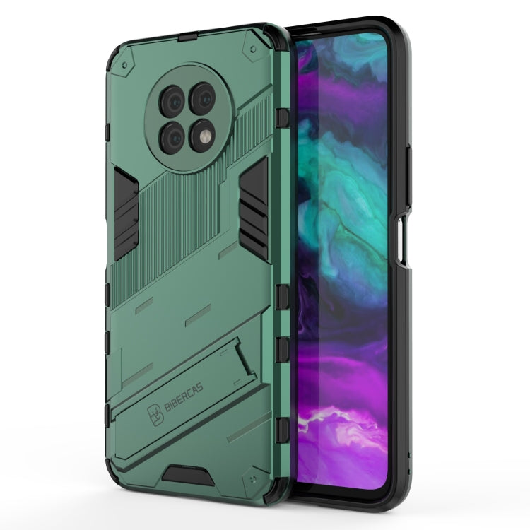 Punk Armor 2 in 1 PC + TPU Shockproof Case with Invisible Holder, For OPPO Reno6 Z, For Huawei nova 8i Foreign Version, For Honor X20