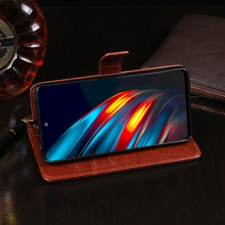 idewei Crazy Horse Texture Horizontal Flip Leather Case with Holder & Card Slots & Wallet, For Tecno Pova 2, For vivo iQOO 8 Pro, For ZTE Axon 11 5G, For ZTE Blade A31