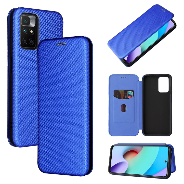 Carbon Fiber Texture Magnetic Horizontal Flip TPU + PC + PU Leather Case with Card Slot, For OPPO Realme GT Master, For OPPO Reno6 Z, For Motorola Edge 20 Lite, For Xiaomi Redmi 10