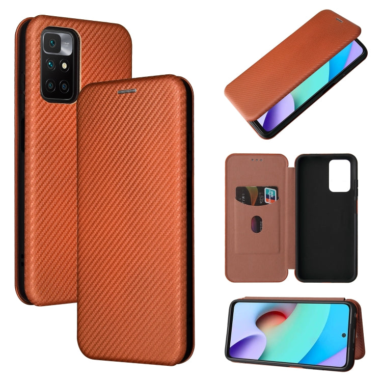 Carbon Fiber Texture Magnetic Horizontal Flip TPU + PC + PU Leather Case with Card Slot, For OPPO Realme GT Master, For OPPO Reno6 Z, For Motorola Edge 20 Lite, For Xiaomi Redmi 10