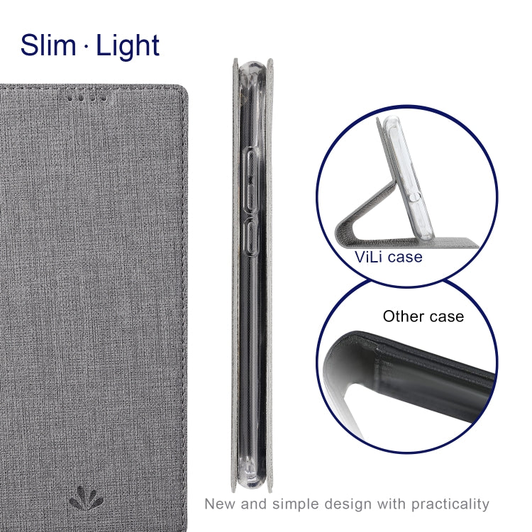ViLi DMX Series Shockproof TPU + PU Leather Magnetic Attraction Horizontal Flip Case with Card Slot & Holder, For Sharp Aquos R6