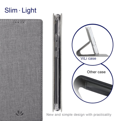 ViLi DMX Series Shockproof TPU + PU Leather Magnetic Attraction Horizontal Flip Case with Card Slot & Holder, For Sharp Aquos R6