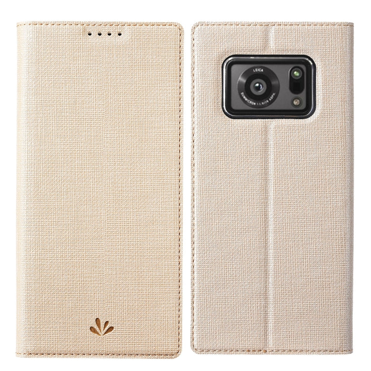 ViLi DMX Series Shockproof TPU + PU Leather Magnetic Attraction Horizontal Flip Case with Card Slot & Holder, For Sharp Aquos R6
