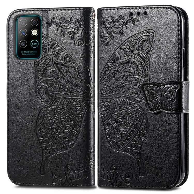 Butterfly Love Flowers Embossed Horizontal Flip Leather Case with Holder & Card Slots & Wallet & Lanyard, For Infinix Note 8, For Infinix Note 10, For vivo IQOO Neo 3