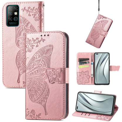 Butterfly Love Flowers Embossed Horizontal Flip Leather Case with Holder & Card Slots & Wallet & Lanyard, For Infinix Note 8, For Infinix Note 10, For vivo IQOO Neo 3