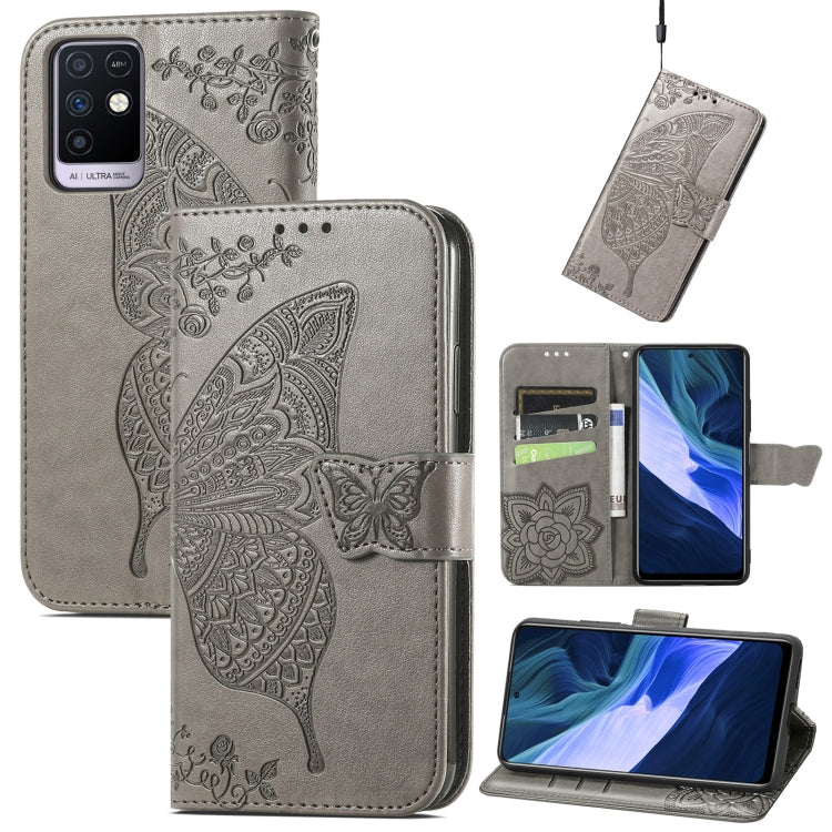 Butterfly Love Flowers Embossed Horizontal Flip Leather Case with Holder & Card Slots & Wallet & Lanyard, For Infinix Note 8, For Infinix Note 10, For vivo IQOO Neo 3