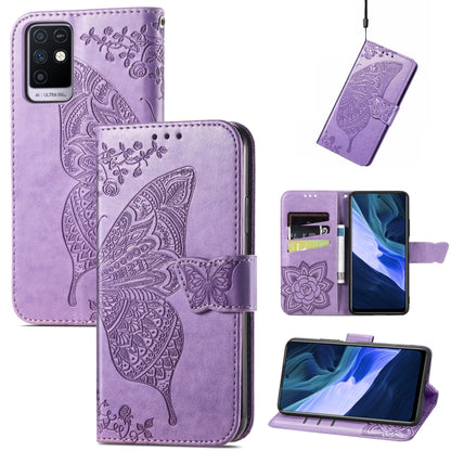 Butterfly Love Flowers Embossed Horizontal Flip Leather Case with Holder & Card Slots & Wallet & Lanyard, For Infinix Note 8, For Infinix Note 10, For vivo IQOO Neo 3