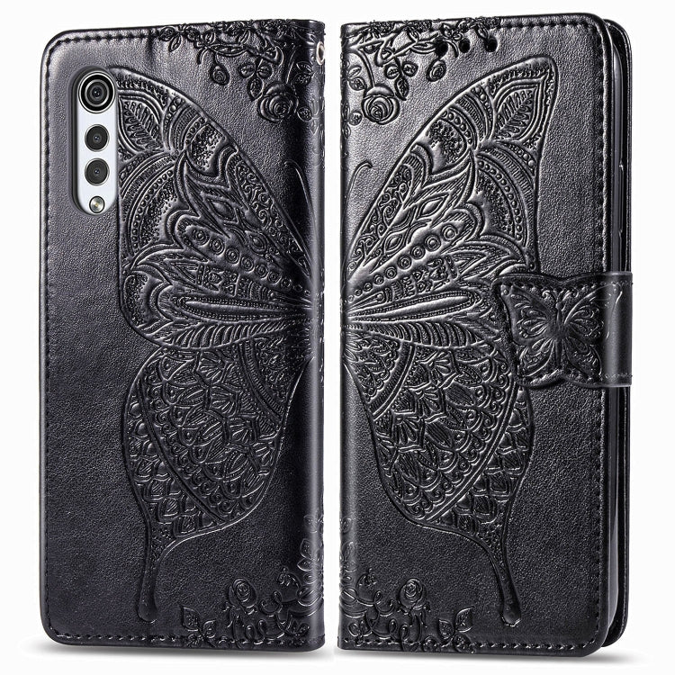 Butterfly Love Flowers Embossed Horizontal Flip Leather Case with Holder & Card Slots & Wallet & Lanyard, For LG Velvet 2 Pro, For Motorola Edge 20 Pro, For OPPO Reno 6Z