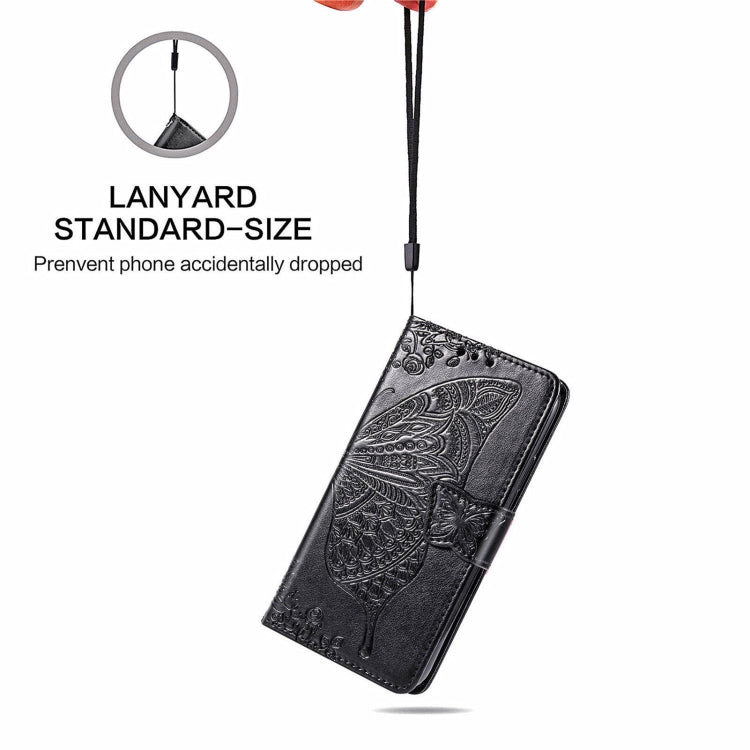 Butterfly Love Flowers Embossed Horizontal Flip Leather Case with Holder & Card Slots & Wallet & Lanyard, For vivo V20 2021, For Wiko Y61, For Xiaomi Redmi 10