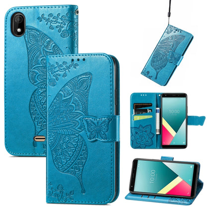 Butterfly Love Flowers Embossed Horizontal Flip Leather Case with Holder & Card Slots & Wallet & Lanyard, For vivo V20 2021, For Wiko Y61, For Xiaomi Redmi 10