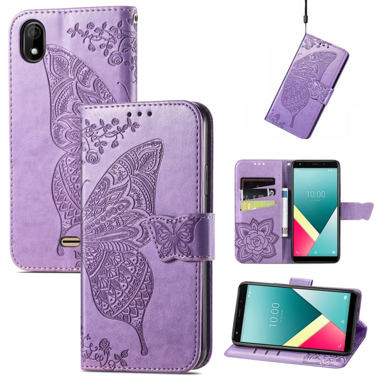 Butterfly Love Flowers Embossed Horizontal Flip Leather Case with Holder & Card Slots & Wallet & Lanyard, For vivo V20 2021, For Wiko Y61, For Xiaomi Redmi 10