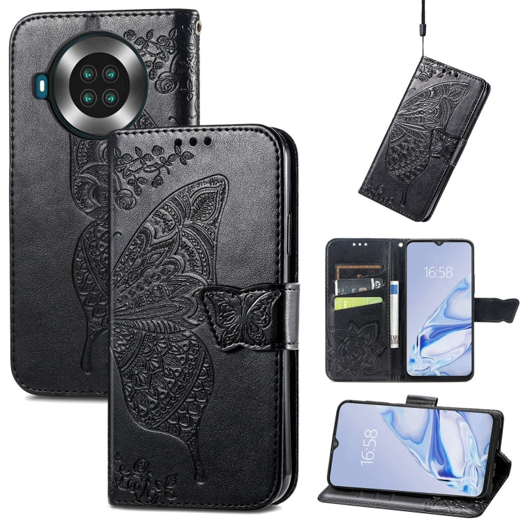 Butterfly Love Flowers Embossed Horizontal Flip Leather Case with Holder & Card Slots & Wallet & Lanyard, For CUBOT Note 20, For Nokia C01 Plus, For Nokia XR20