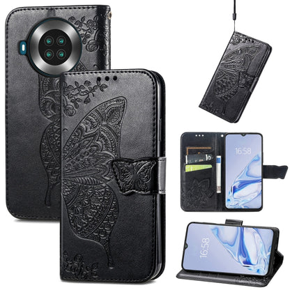Butterfly Love Flowers Embossed Horizontal Flip Leather Case with Holder & Card Slots & Wallet & Lanyard, For CUBOT Note 20, For Nokia C01 Plus, For Nokia XR20