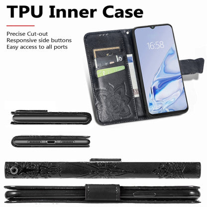 Butterfly Love Flowers Embossed Horizontal Flip Leather Case with Holder & Card Slots & Wallet & Lanyard, For CUBOT Note 20, For Nokia C01 Plus, For Nokia XR20